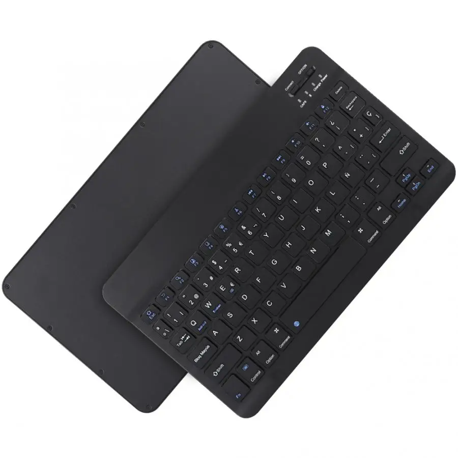 New Mini Portable Wireless Bluetooth 3.0 Spanish Keyboard Touchpad for /Microsoft/Android Spanish Keyboard