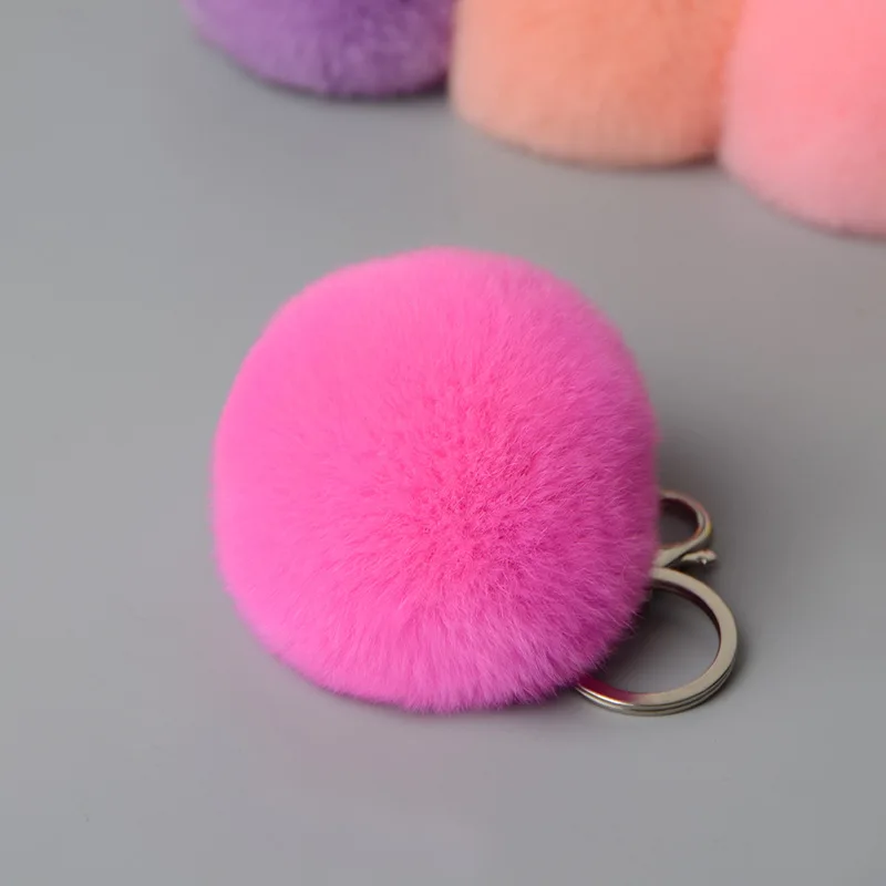 rex rabbit pompom keychbains (2)