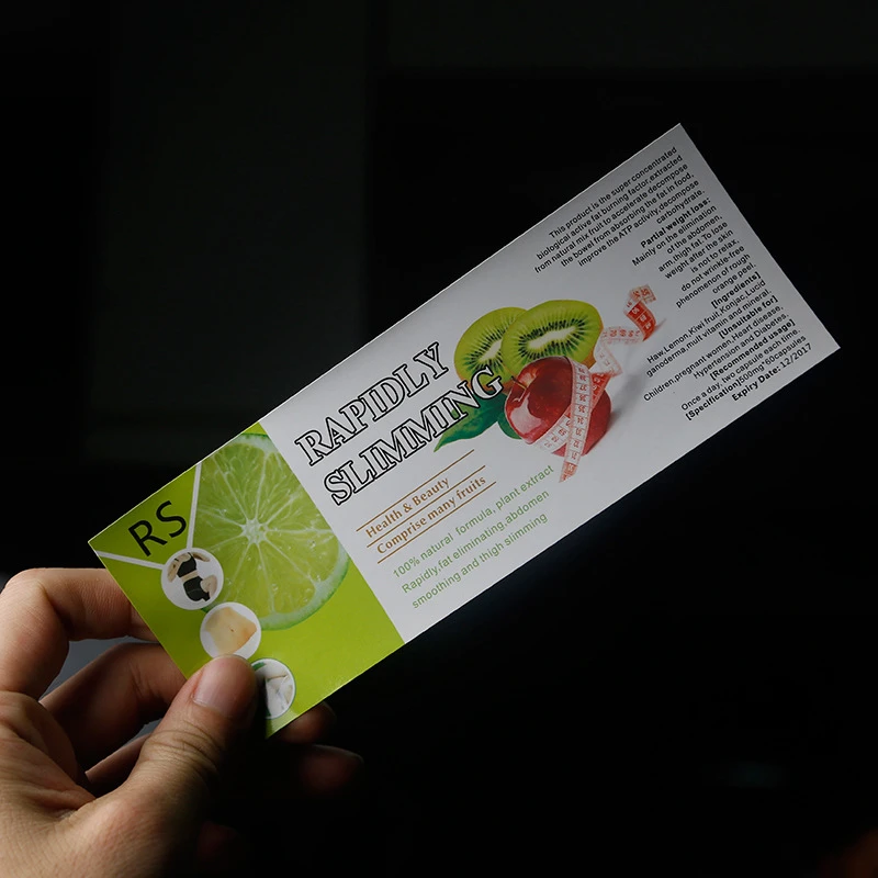 specification label sticker