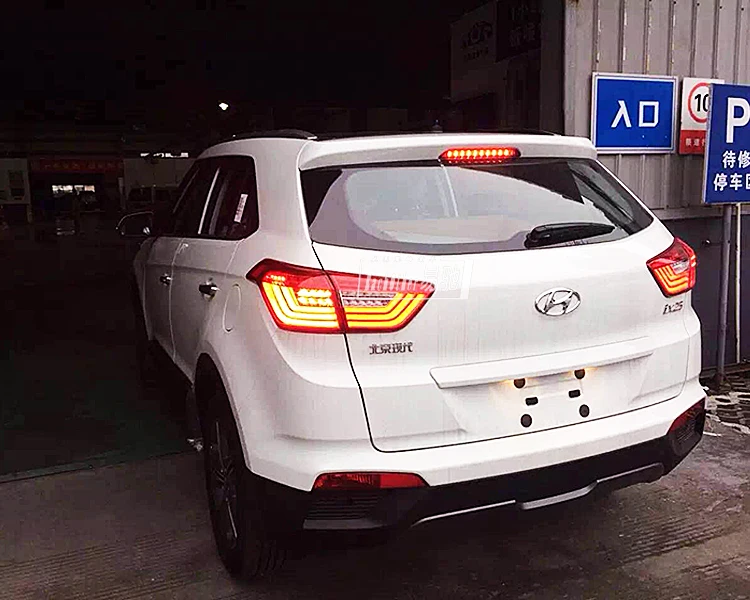 Чехол для автомобиля для hyundai ix25 hyundai Creta задние фонари задний фонарь светодиодный задний фонарь DRL+ сигнал поворота+ тормоз+ задний фонарь