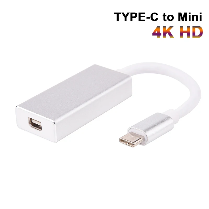 

Adapter cable C-type to mini dp usb c to DisplayPort adapter for Apple notebook Air 12-inch USB3.1 output external HD mini DP