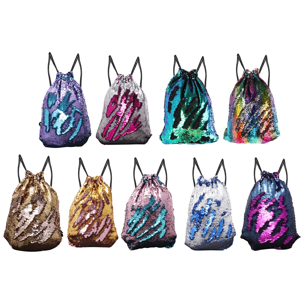 Kids Glittery Horn//Mermaid Backpack Daypack Shoulder Travel Bag Schoolbag