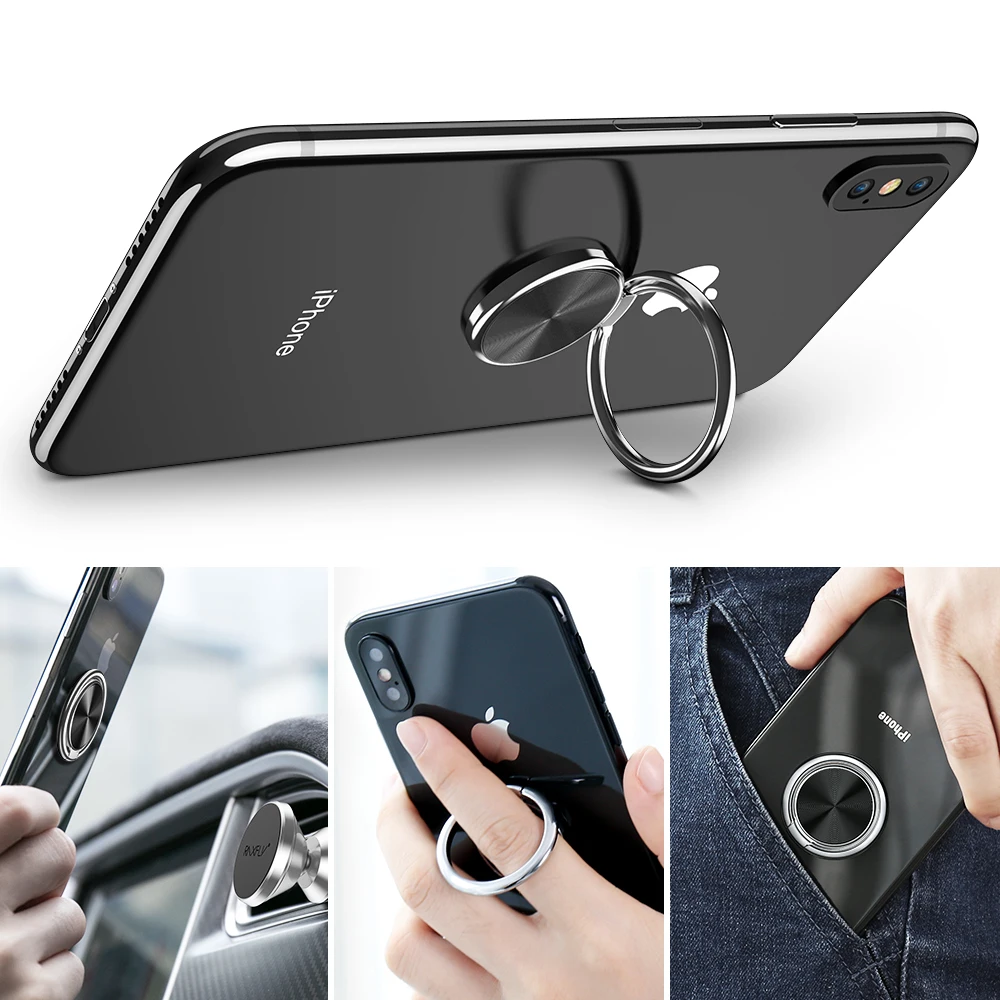 RAXFLY Металл палец кольцо держатель для Xiaomi samsung Huawei мобильного телефона телефон