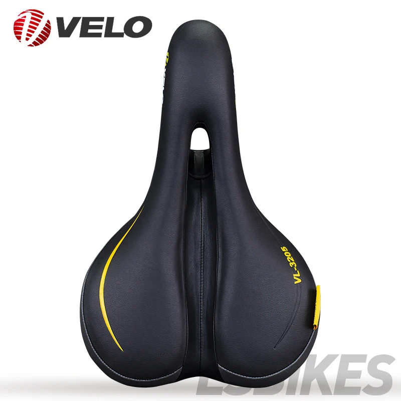 Velo-3205 велосипедное седло Pro Mtb, широкое комфортное мягкое Велосипедное Сиденье, мужское мягкое седло для велосипеда из искусственной кожи, велосипедное седло