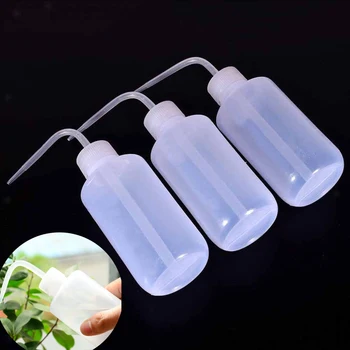 

3 pcs Squeeze Bottle 250ml Watering Tools White Plastic Diffuser Dispenser Squeeze Bottle