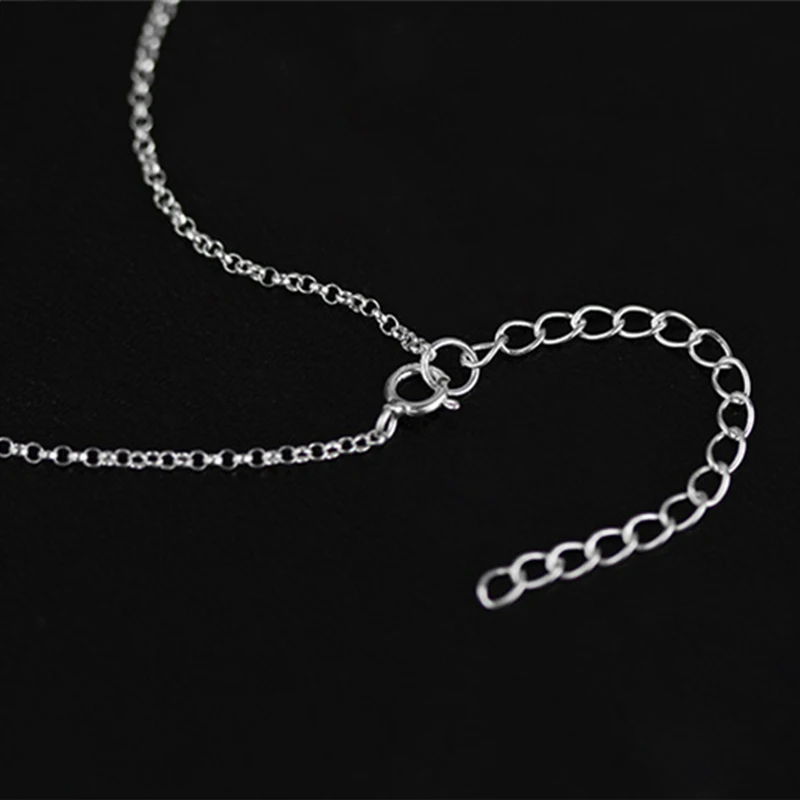 Lotus Fun Real 925 Sterling Silver Handmade Designer Fine Jewelry Creative Minimalist Flower Necklace for Women|Ожерелья| |