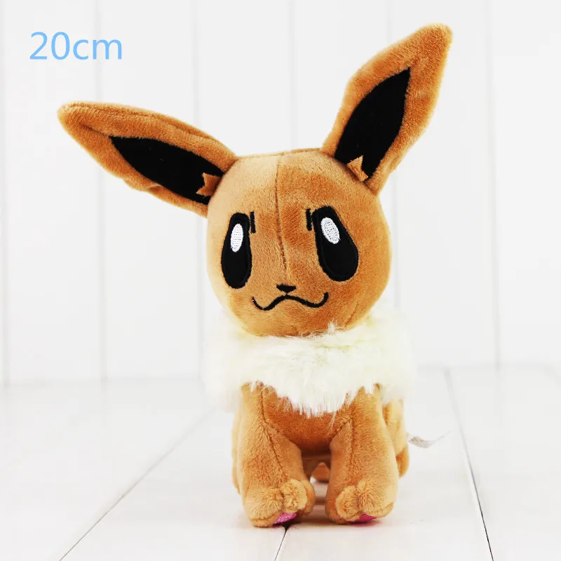 10-20 см eevee Meowth плюшевые Мультяшные куклы, игрушки, черепаха, торшик, Groudon Bulbasaur Chikorita Cyndaquil Snorlax Charmander - Цвет: eevee