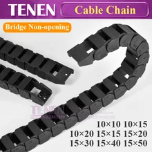 Мостовая кабельная цепь 10x20 15x30 40 50 проволочная несущая передача пластиковая Тяговая тяга для лазерной резки гравировки станок с ЧПУ