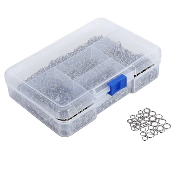 

1700 And 3000pc/box Double Circle Jump Rings Alloy And Stainless Steel For DIY Jewelry Findings Making Accessories Handwork