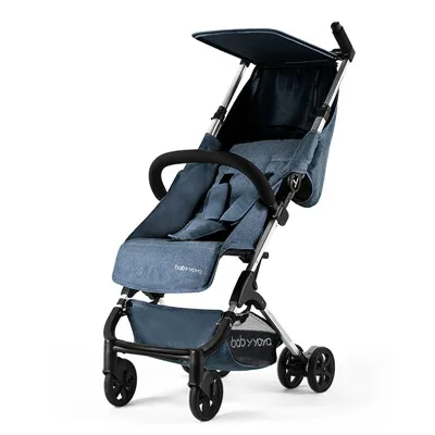 Babyyoya портативная детская коляска может сидеть, лежать на доске и складывать портативный мини Карманный Зонт автомобиль - Цвет: deep blue