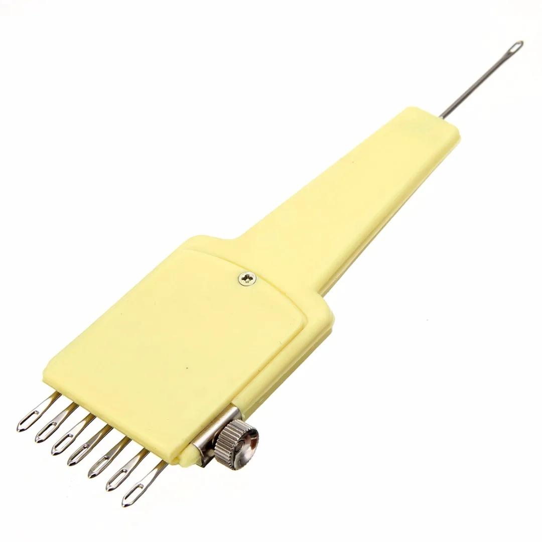 New 1x7 4.5/9mm Gauge Transfer Tool Yellow For Brother KH820 KH830 4.5mm Knitting Machine