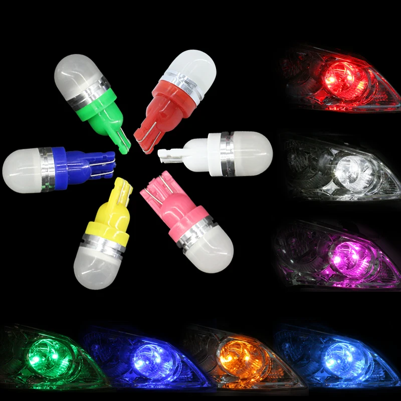 

2x 6000K White Car Light T10 W5W 194 168 Led Wedge Bulb Auto Dome Reading Parking Lights Sidemarker Sidelight Lamp Bulbs 12V