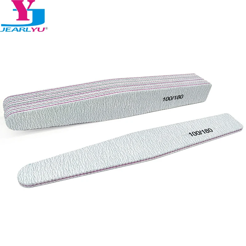 

10 Pcs/lot Nail File 100/180 Sanding Buffer Block Professional Nail Files Grey Pedicure File Manicure Buffing Polish Beauty Tool