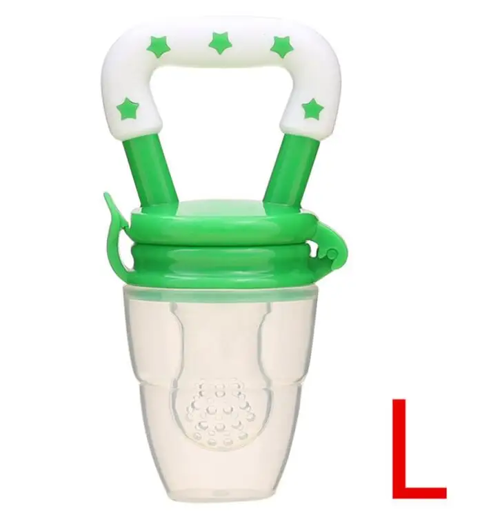 Свежие фрукты еда Дети Соска Кормление безопасное молоко кормушка для ребенка соска для бутылочки Nibbler Прямая поставка соска - Цвет: Green L