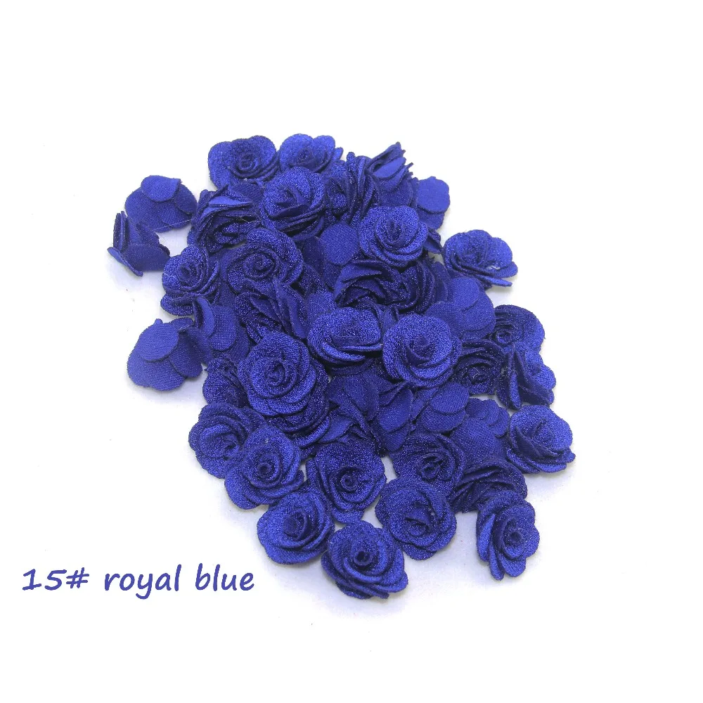 24pcs cheap flower Fabric artificial flower 2.5cm 18 colors for wedding dress holiday decoration can mix color