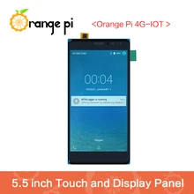 Оранжевый Pi 4G-IOT 5,5 дюймовый черный цветной TFT lcd сенсорный экран