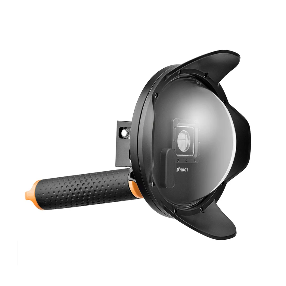 SHOOT водонепроницаемый чехол для GoPro Hero 4 аксессуары купольный объектив прозрачный