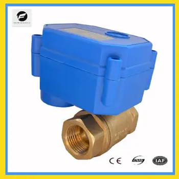 

CWX-15 1'' brass motorized ball valve DC12v electric control three wires CR02 DN25 for water heater,irrigation equipment,HVAC