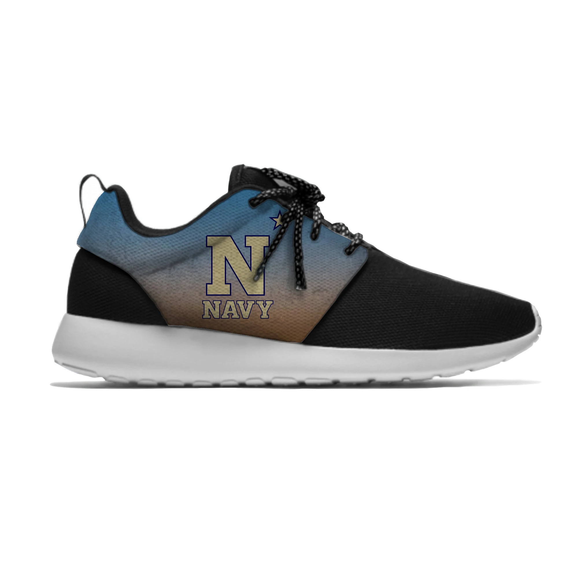 

Men's/Women's Breathable Running Navy Midshipmen Shoes University Sport Meshy Shoes Casual Lightweight Sneakers