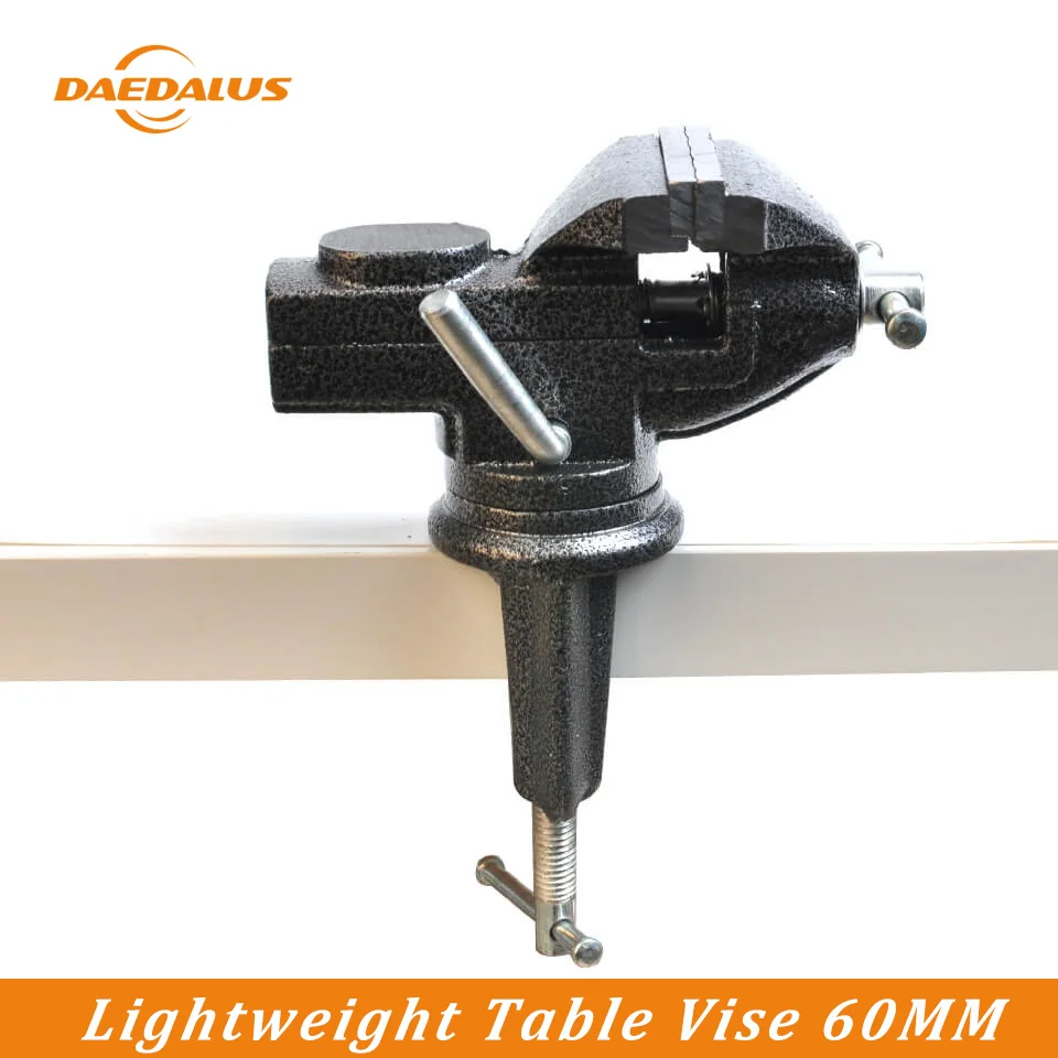 Daedalus DIY 60mm Alternative Table Vise Bench Clamp Lightweight Vises Grinder Holder Drill Stand For Rotary Hand Tool Craft