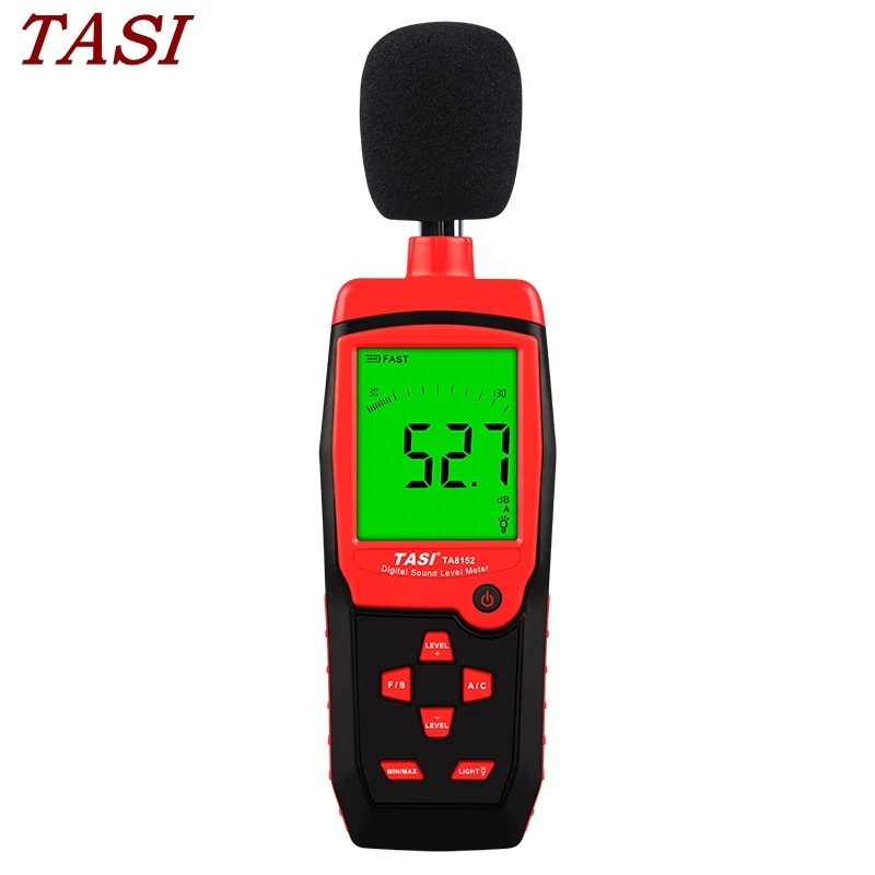 LCD Sound Level Meter Logger 30 130dB Noise Measurement Audio Level