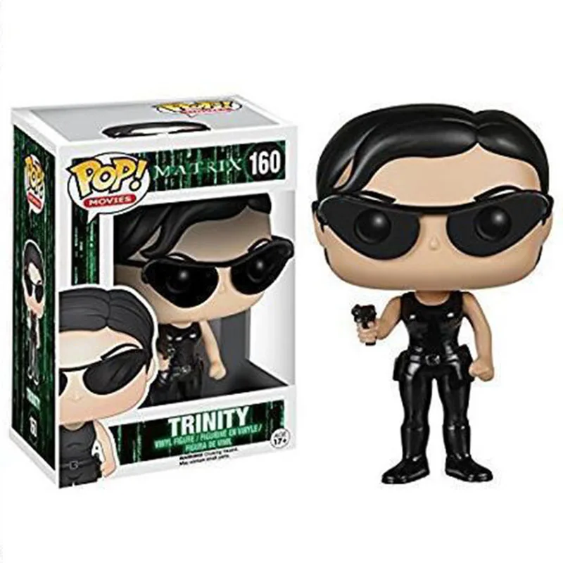 

FUNKO POP The Matrix Trinity #160 Vinyl Figures Doll Collection Model Cartoon Action Figure Toys for Children