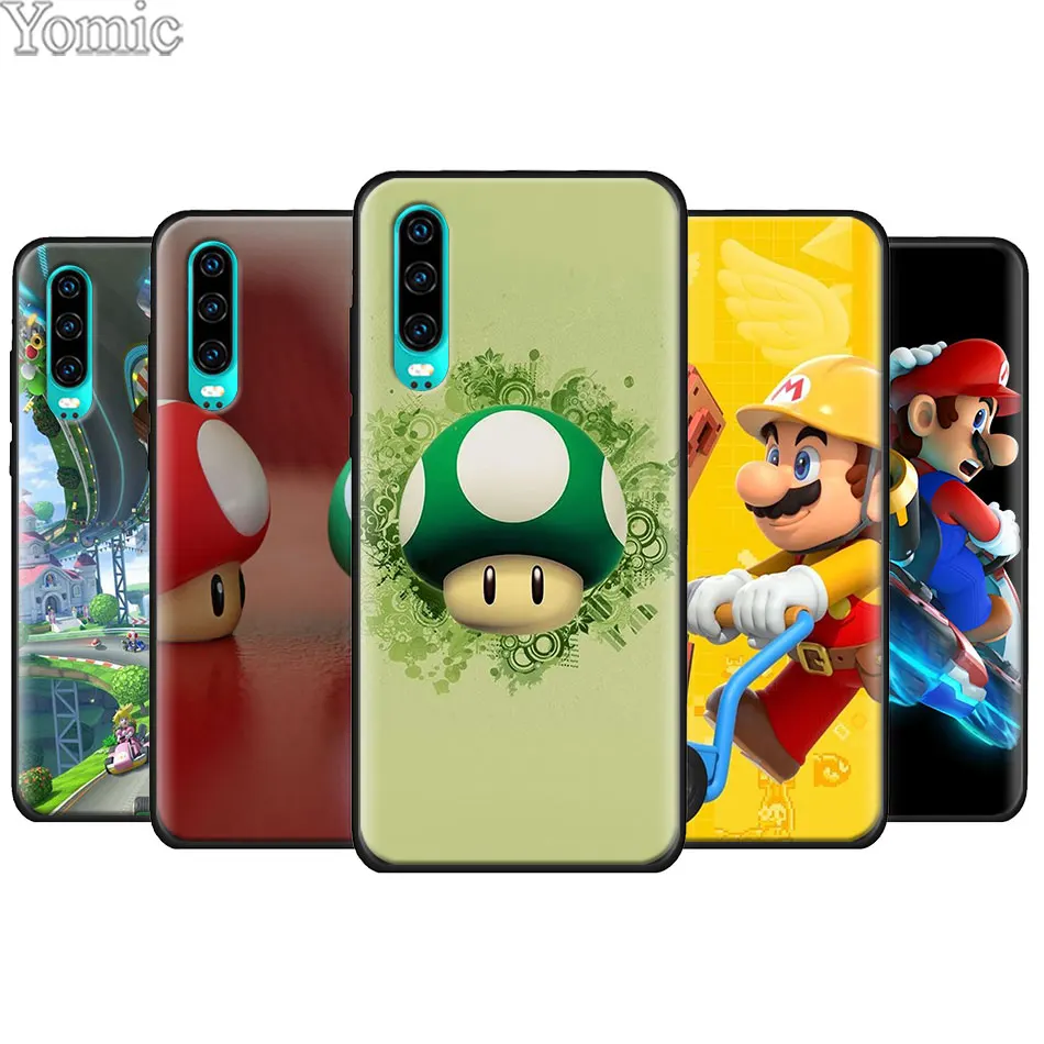 

super mario bros Black Soft Case for Huawei P20 P30 Pro P9 P10 P20 P30 Lite P Smart Plus Mate 10 20 Lite Case Cover
