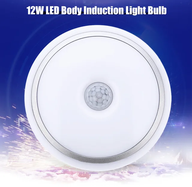 10pcs Led Ceiling Light Household Office Lighting 12w E27 Pir 10pcs Led Ceiling Light Household Office Lighting 12w E27 Pir Infrared Motion Sensor Flush Mounted