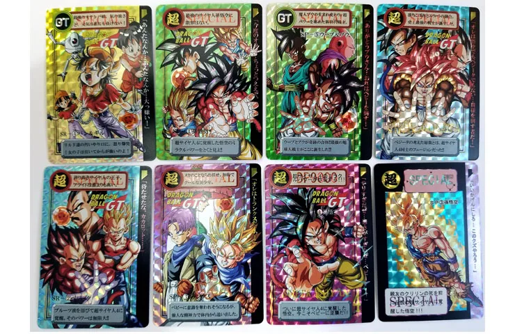 

41pcs Dragon Ball Super Ultra Instinct Goku Jiren Action Toy Figures Commemorative Edition Game Flash card Collection Cards