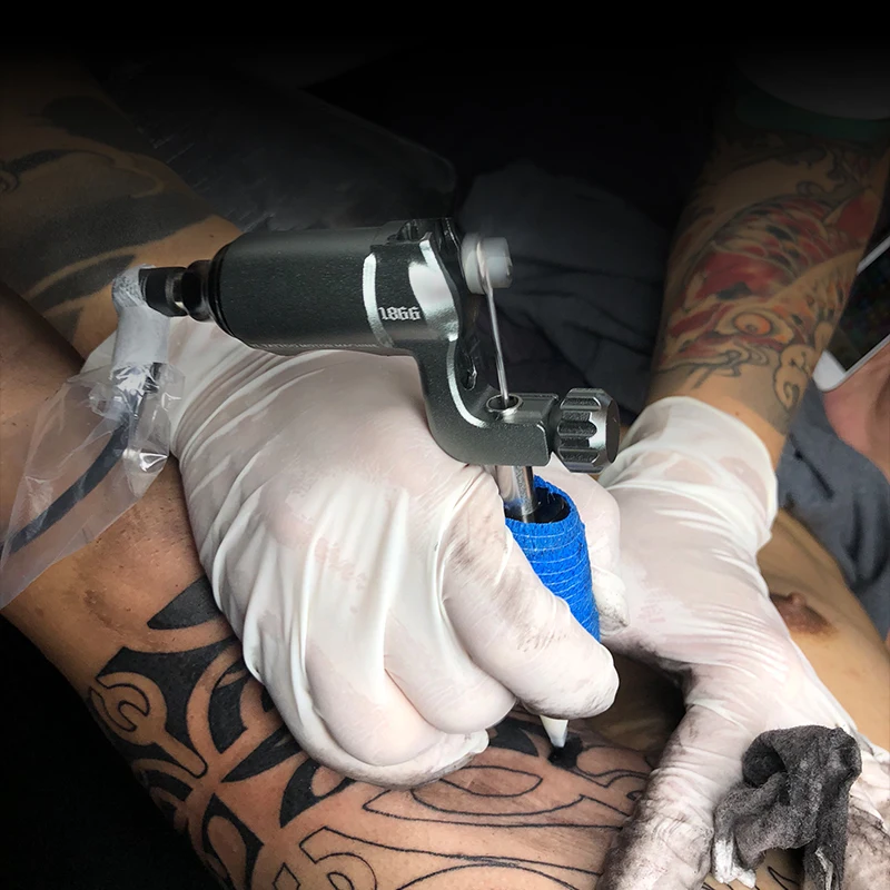 Новинка, профессиональная Ротационная Машина для татуировки серого цвета для шейдера и лайнера, машина для татуировки