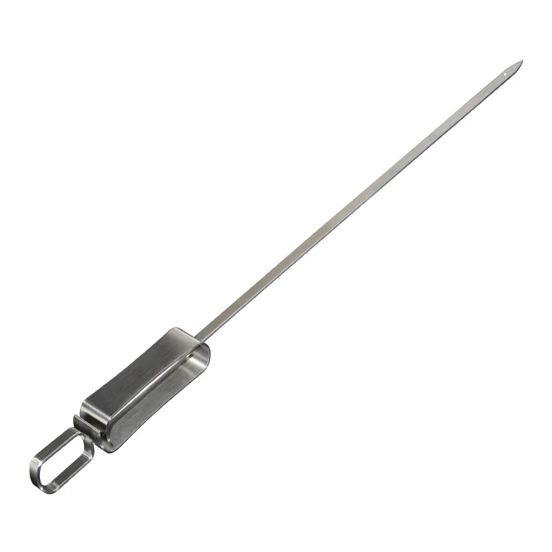 13.5'' Barbecue Skewers Flat Metal Stainless Steel BBQ Grill Shish Kebab Large Skewer Sticks Needle Outdoor Accessories Tools