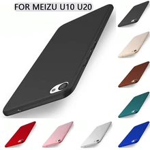 Para meizu u20 case macio matte pele case capa do telefone de plástico rígido para u10 case meizu meizu u 20 10 16 gb 32 gb 5 ”5. 5 ”coque