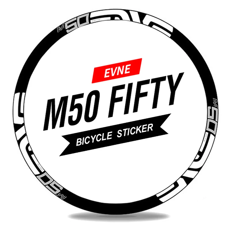 M50 FIFTY 26er 27,5 er 29er обода колеса наклейки горный велосипед наклейка MTB колеса наклейки