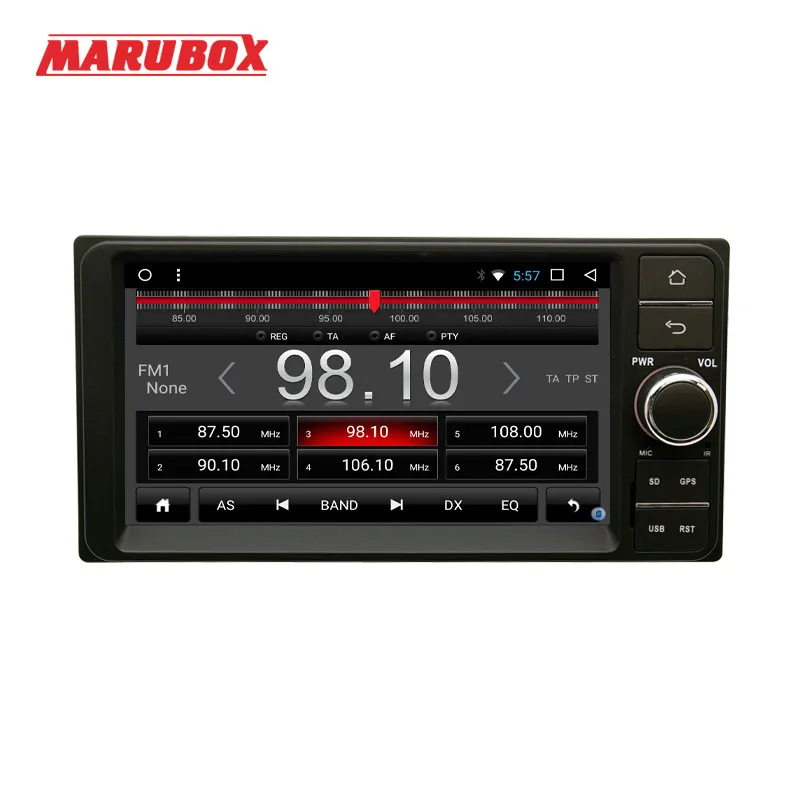 Excellent MARUBOX 2 Din Eight Core 7" Car Radio For TOYOTA Car Miltimedia Player Android 8.1 GPS Navigation Bluetooth Stereo 7A701DT8 1