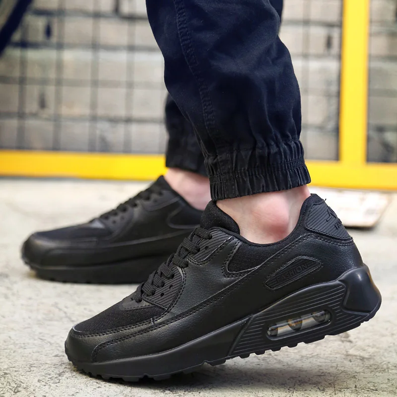 

Women Sneakers White Breathable Mesh Casual Shoes for Men Black Fashion Air Cushion Woman Shoes Zapatos Mujer Tenis Feminino