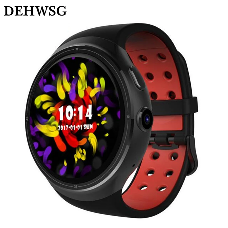 

DEHWSG LES1 plus Bluetooth smart watch Android 5.1 MTK6580 1GB + 16GB Smartwatch Heart rate monitor 2MP Camera Sleep Tracker