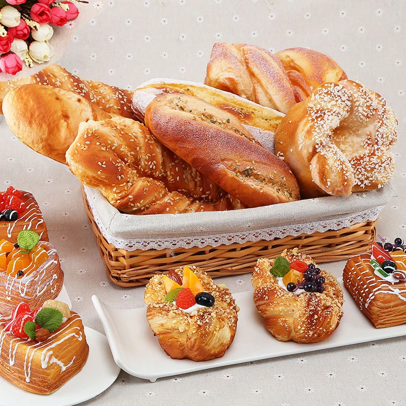 

Simulation Bread Model Pu European Fake Bread Ornaments Home Decoration Window Display Display Photography Props