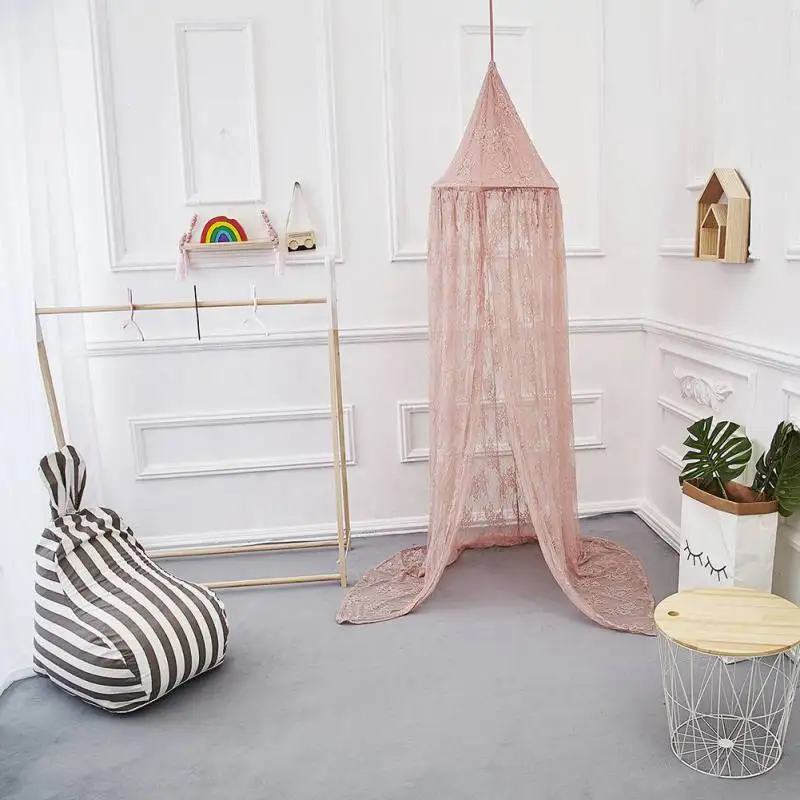 Elegant Round Lace Insect Bed Canopy Netting Curtain Dome Mosquito Net New Kid girl House Bedding Decor Summer Product Elegant Round Lace Insect Bed Canopy Netting Curtain Dome Mosquito Net New Kid girl House Bedding Decor Summer Product