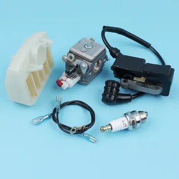 

Carburetor Air Filter Ignition Coil Module Kit For Husqvarna 340 345 346 350 353 Chainsaw Spark Plug [#503283208] Zama Carb