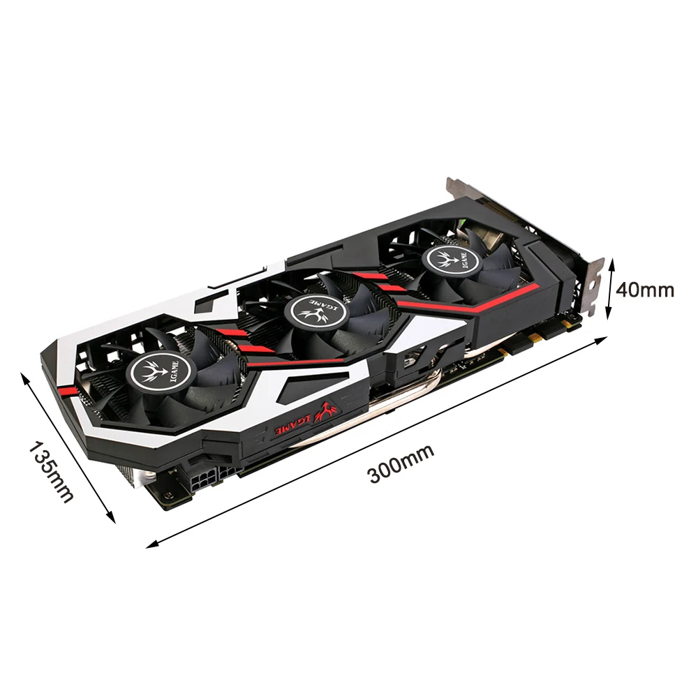 Красочная видеокарта NVIDIA GeForce GTX iGame 1070 GPU 8GB 256bit Gaming GDDR5 PCI-E X16 3,0 VR Ready с 3 вентилятором охлаждения