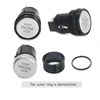 EASYGUARD Replacement push engine start stop button for ec002 series P7n style, red light ► Photo 3/5
