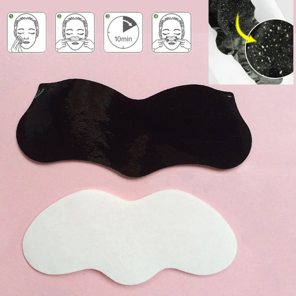 

1pc Blackhead Remover Sticker Hydrating Pores Cleaning Bamboo Black Mask Sticker Charcoal Blackhead Remove Nose Mask Blackheads
