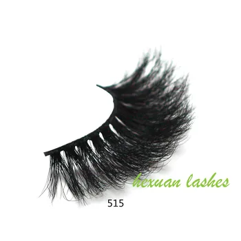 

HEXUAN Length 25mm mink lashes extra Long 5Dmink eyelashes Criss-cross Strands Lashes Natural False eyelashes Extension makeup