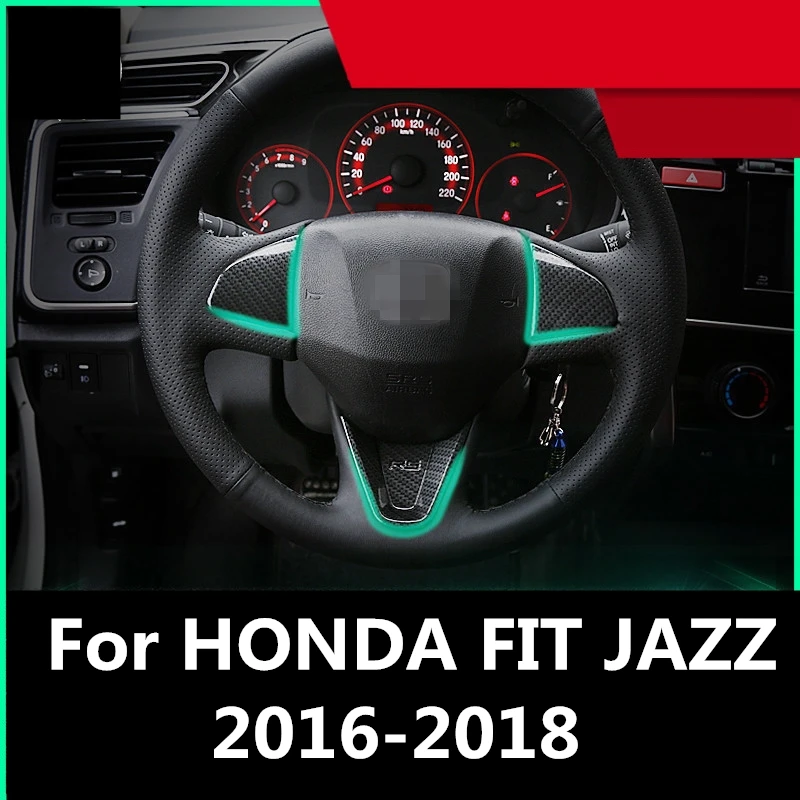 Для HONDA FIT JAZZ 2016 2018 1 шт. автомобильные хромированные аксессуары из АБС пластика