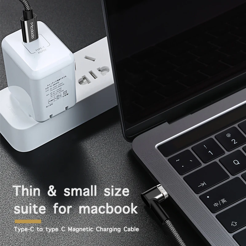 Mcdodo 2 М 87 Вт Магнитный usb type C к USB C кабель 4.5A PD3.0 для samsung S10 переключатель Macbook ноутбук телефон зарядное устройство данных USB кабель