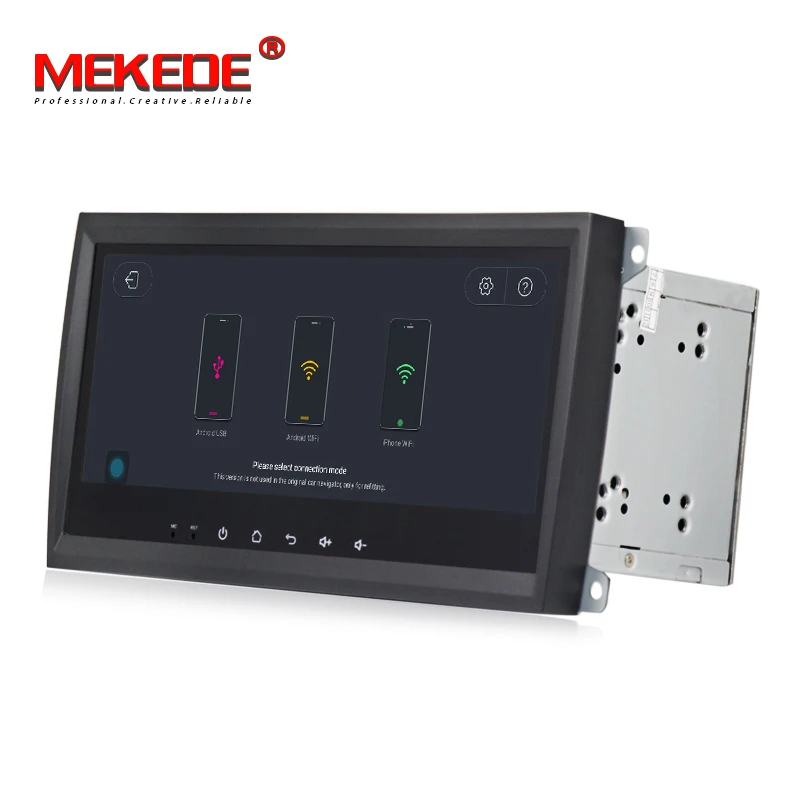 Discount MEKEDE Android 7.1 Car Multimedia Player 2 din car radio gps For Porsche/Cayenne OBD2 Microphone Bluetooth USB DVR DAB Wifi 4