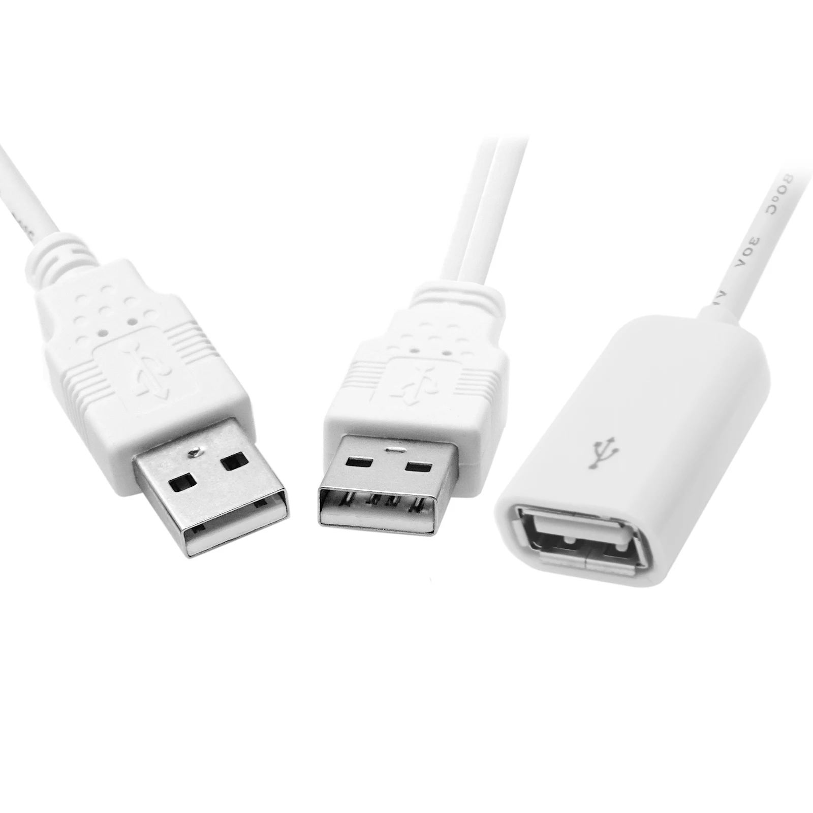 USB 2 0 Женский двойной Мужской Экстра Мощность данных Y кабель удлинитель для 5
