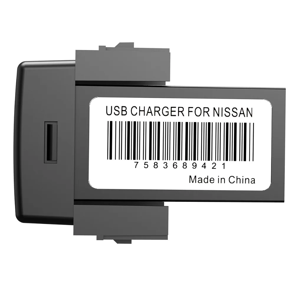 CHELINK 12 в быстрое USB Автомобильное зарядное устройство 3.1A Быстрая зарядка 3,0 для мобильного телефона Автомобильный адаптер с светодиодный вольтметр дисплей питания для Nissan