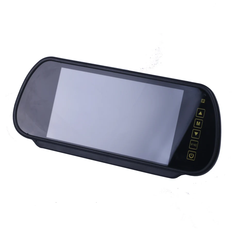 7 Inch TFT LCD Widescreen Touch Button support DVD Car Rearview Mirror