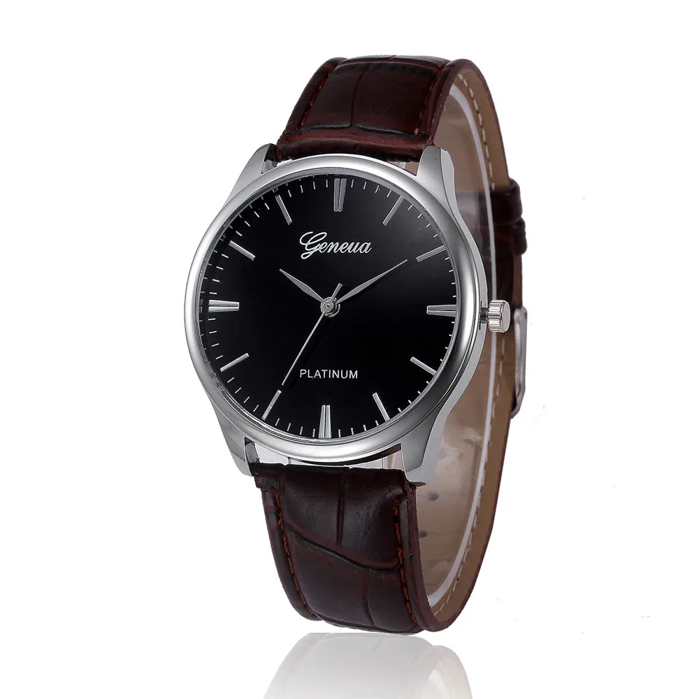 

Reloje hombre Retro Design saat erkekler Leather Band relogio masculino Analog Alloy Quartz Clock Men